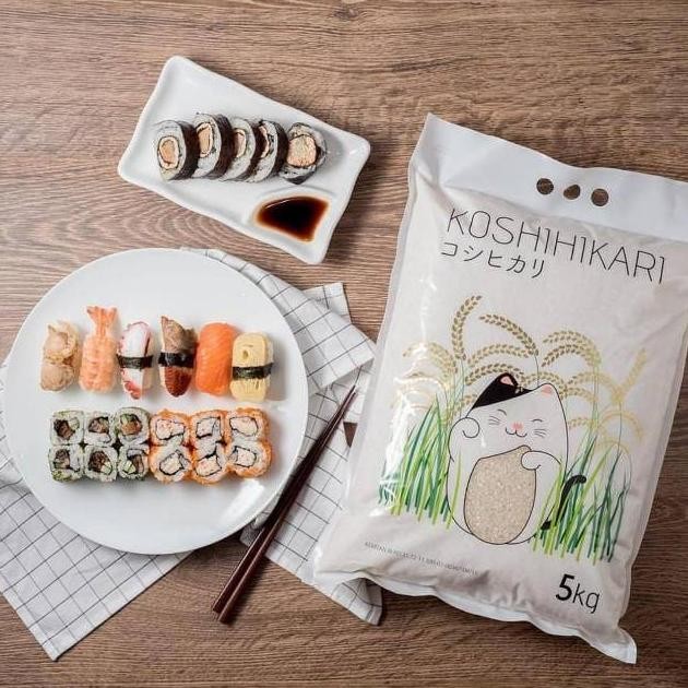 

Terlaris Beras Jepang Beras Sushi Onigiri Beras Koshihikari Premium 5 Kg Ready Stok