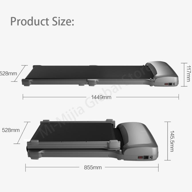 Terlaris Xiaomi Walkingpad C1 Treadmill Lipat - Smart Walking Pad Machine Alloy Ready Stok