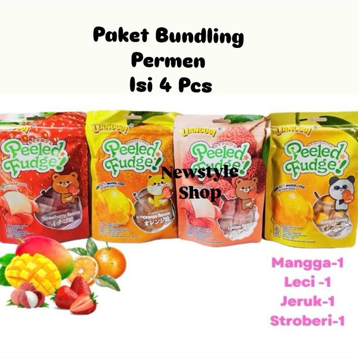 

Halal Lianggui Permen Upa 4In1 All Fruit Peeled Gummy Permen Buah Permen Anea Raa Permen Mangga Permen Leci Permen Jeru Permen Jelly