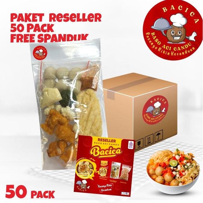 

Terlaris Paket Hemat Murah Reseller Makanan Instan Baso Aci Bacica Pedas Original Spesial Isi 50 Pack Food Kuah Seblak Ready Stok