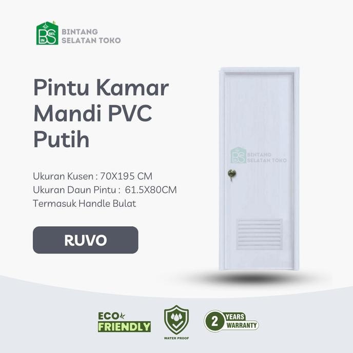 Sale Pintu PVC KAMAR MANDI / WC merk DAIMARU WARNA PUTIH