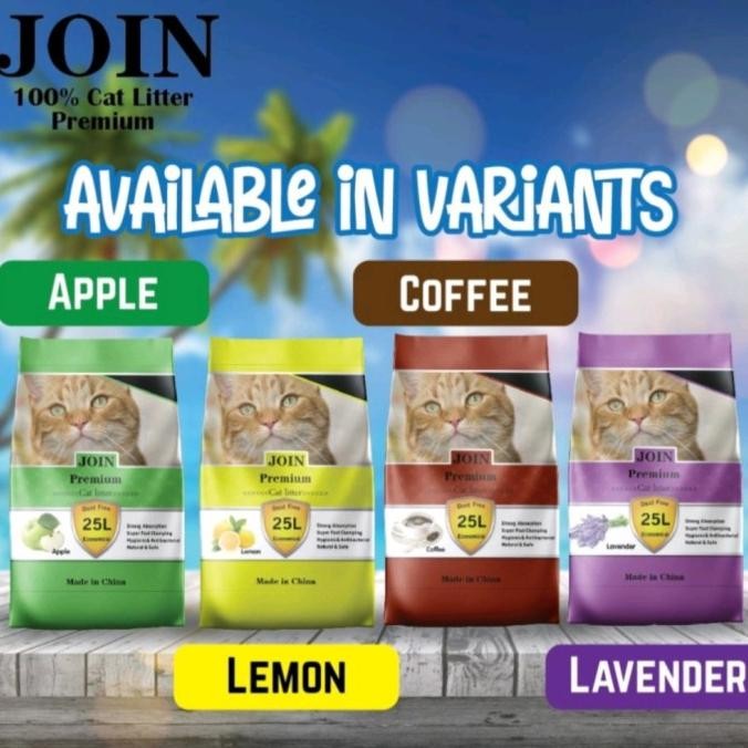 

Produk Baru!! GOJEK PASIR JOIN 25lt KHUSUS AROMA APEL LEMON - pasir kucing wangi gum