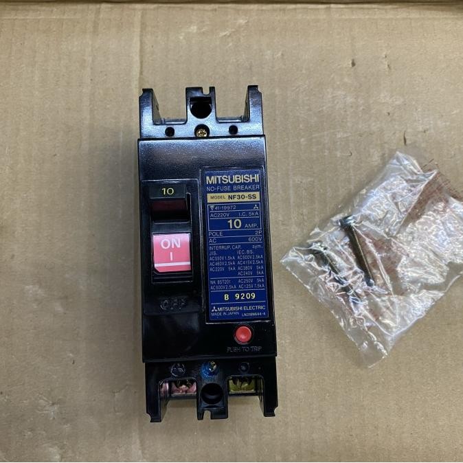 :=:=:=:=] Breaker nf 30 ss 10a 2p mitsubishi 2pole