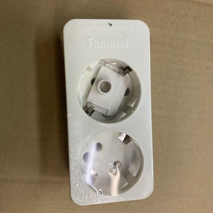 >*>*>*>*] Stop kontak famatel 2 lubang outbow