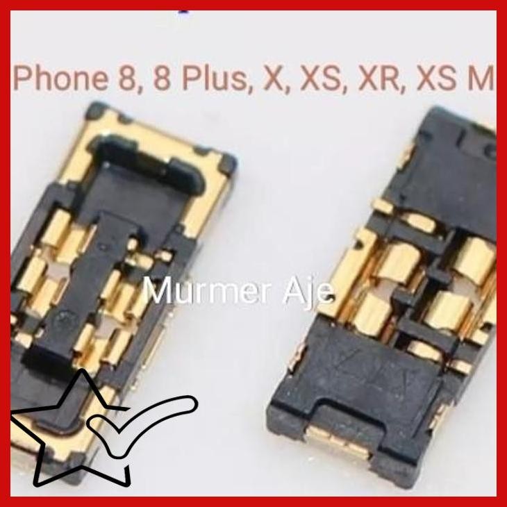 [MMA] KONEKTOR BATRE FPC BATTERY CONNECTOR IPHONE 8 8PLUS X XS XR XS MAX OEM