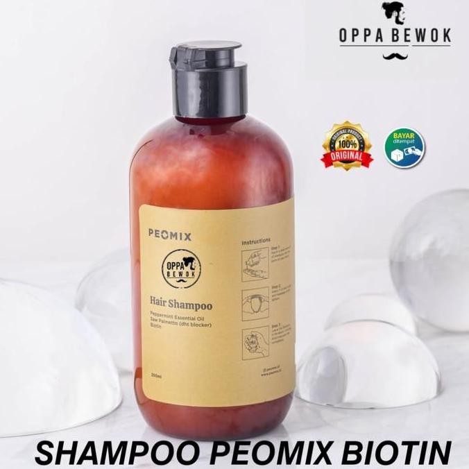 Shampoo Peomix Biotin Perawatan Rambut Hair Treatment Asli!