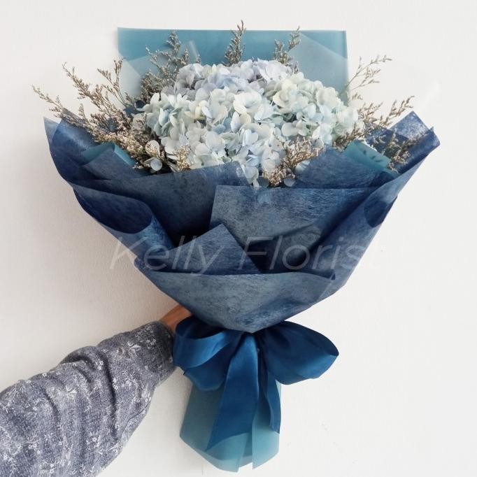 Siap Kirim Buket Bunga Korea / Bucket Bunga Wisuda / Busan Breeze