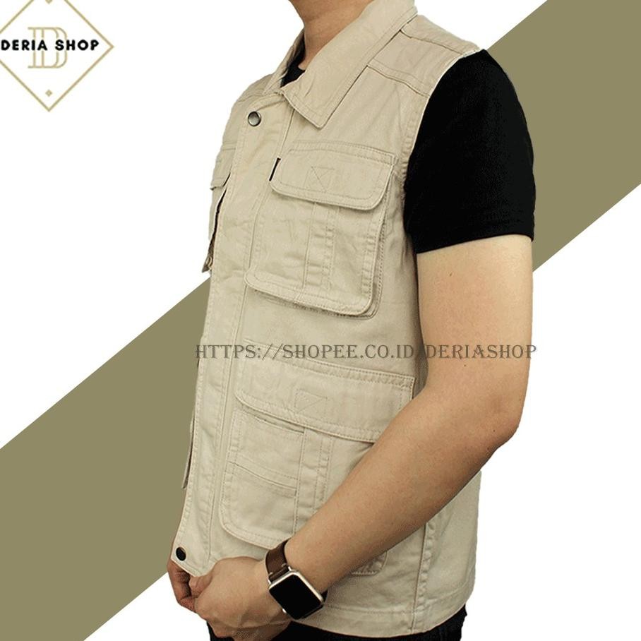 Rompi Pria Afety Caual Bahan Atun Anva Polo Anti Angin Dewaa Ana Jaet Motor Tactical Outdoor Cowo Ve