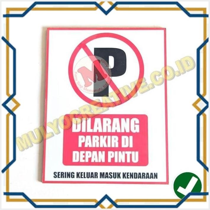 

[MUL] PAPAN DILARANG PARKIR PAPAN RAMBU AKRILIK UKURAN BESAR MURAH