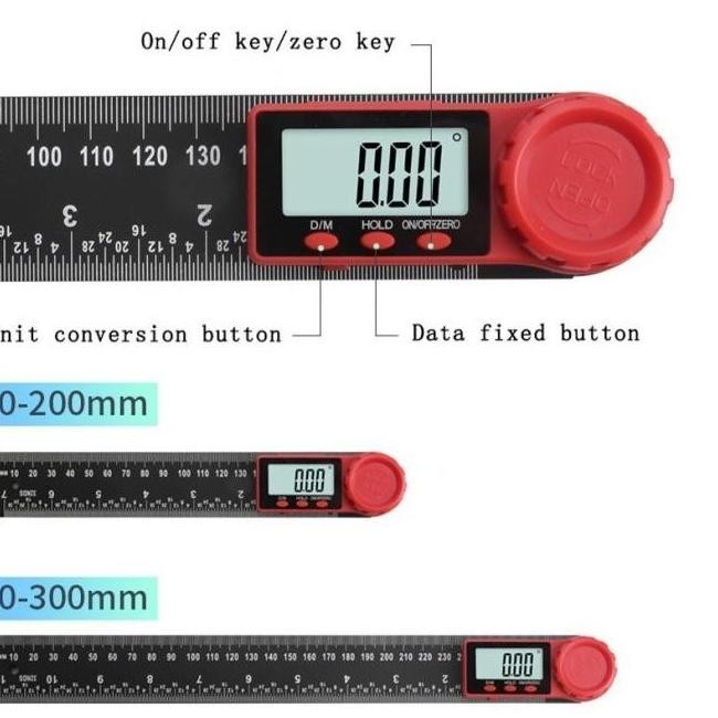 

Baru Pengukur Siku Derajat Sudut Digital Penggaris Waterpass 2 In 1 Dimensi Pasekon Penggaris Stok Terbatas!!!