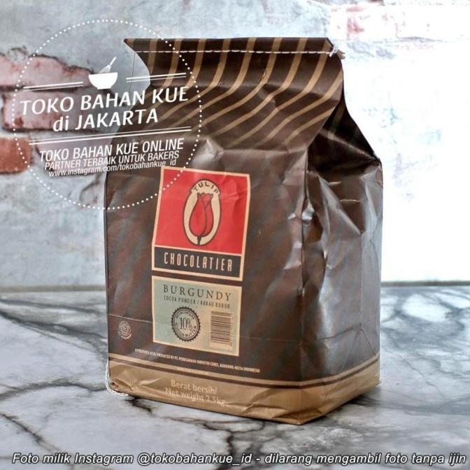 

TULIP COCOA POWDER BURGUNDY 1KG COKLAT MURNI PURECOCOA COKLAT BUBUK