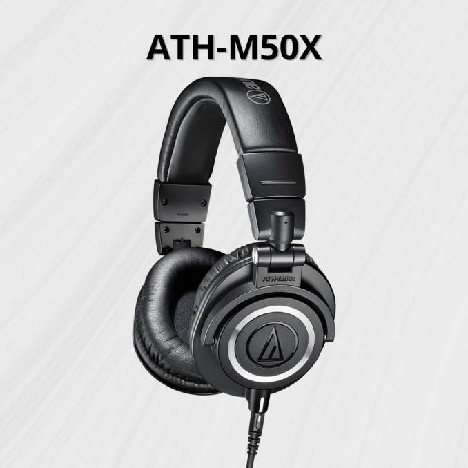AUDIO TECHNICA ATH-M50X BLACK | ATHM50X ORIGINAL DAN TERPERCAYA