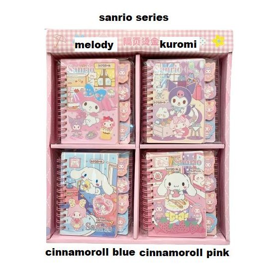 

Ready...Ready...Ready...] Buku diary kecil sanrio small notebook cinnamoroll melody kuromi