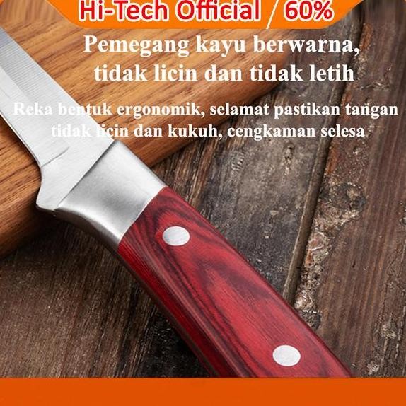 CO MONGOLIA JAPAN MULTI-PURPOSE STEEL PISAU PERO/ Pisau Super Jepang/Pisau Boning Profesional/ Japan