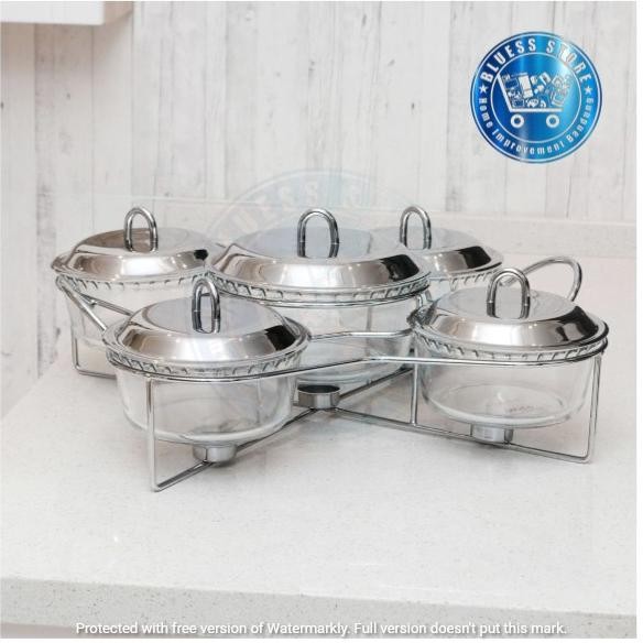 CO Delicia Set Penghangat Makanan Wadah Tempat Saji Catering Prasmanan