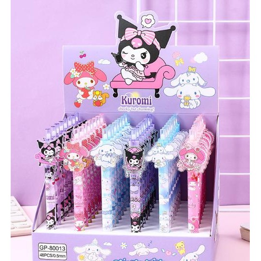 

!!!!!!] Pen Sanrio Acrylic 0.5mm kuromi cinnamoroll melody bolpen cetek pulpen mekanik