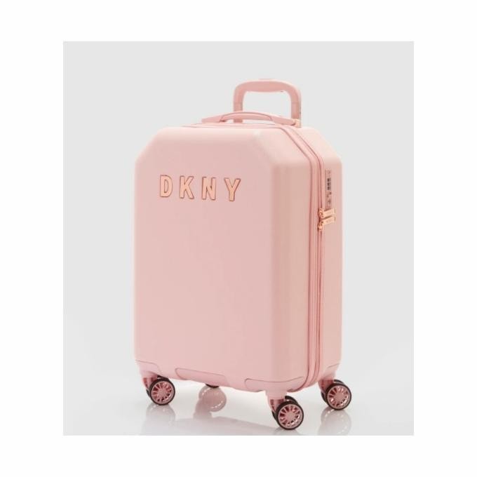 HOT SALE Koper Dkny Allure Hardcase Cabin Size /20"inci Original TSA - Pink