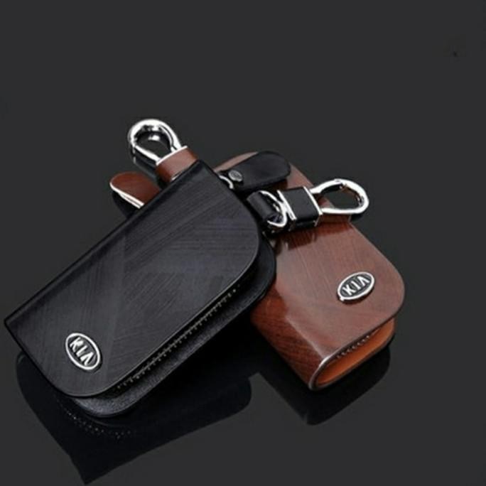 Terbaru Dompet Stnk Mobil Kia Logo/Gantungan Kunci Mobil Import Kia Wood