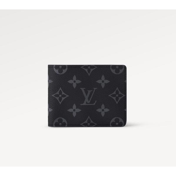 Sale Louis Vuitton Slender Wallet - Dompet Pria - Monogram Eclipse