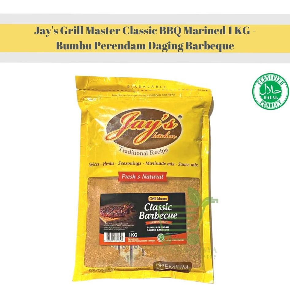 

Jay Grill Mater Claic Bbq Marined 1 G Bumbu Perendam Daging