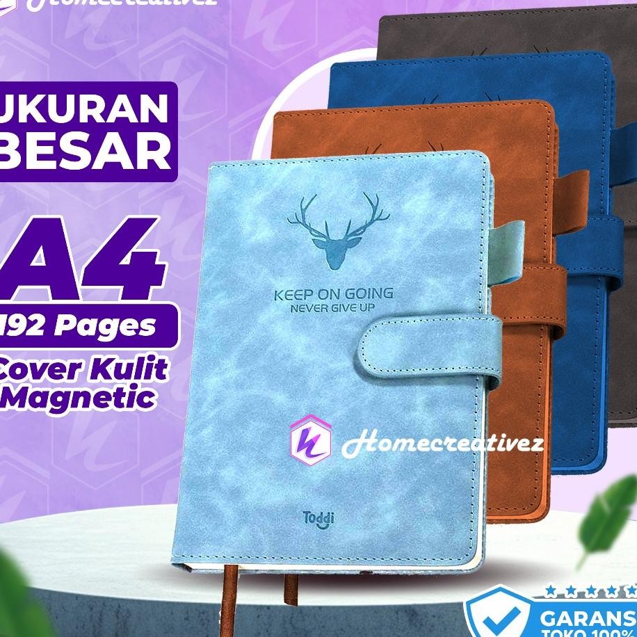 

Homecreativez A4 Toddy Buu Catatan Harian Noteboo Cover Ulit Magnetic Bule