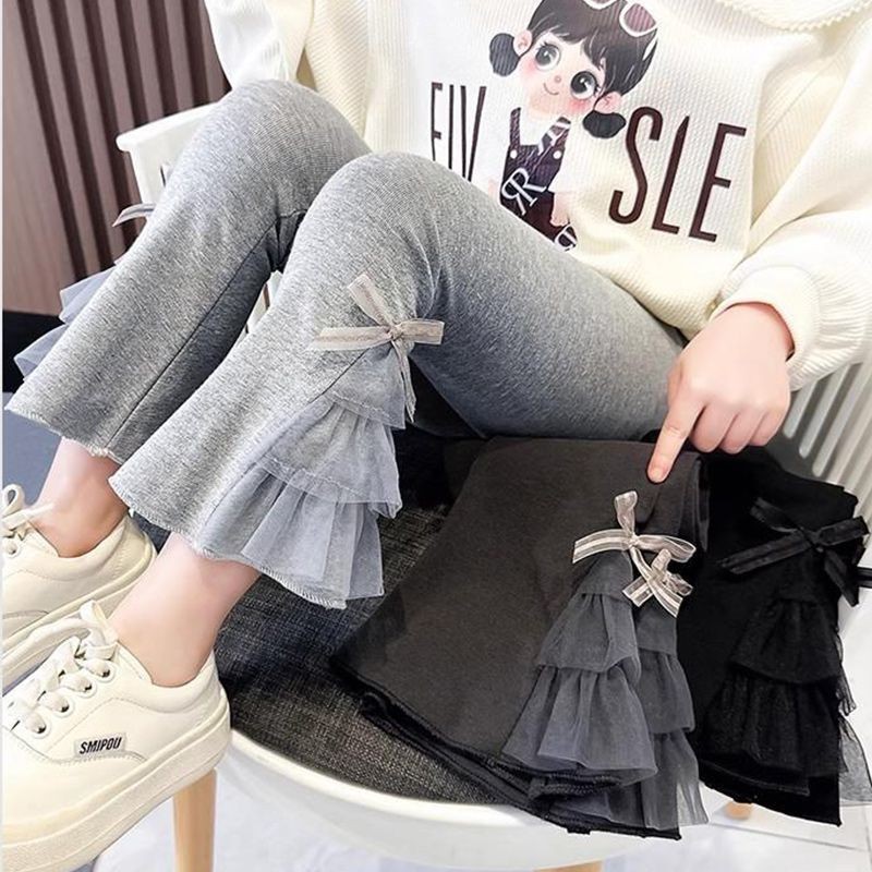 Girls' Fashion Cake Flared Pants