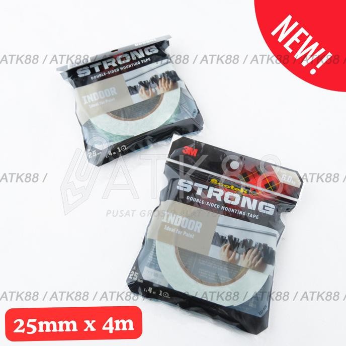 

JUAL Double Tape 3M Scotch Permanent Mounting Tape 24 mm X 3 m