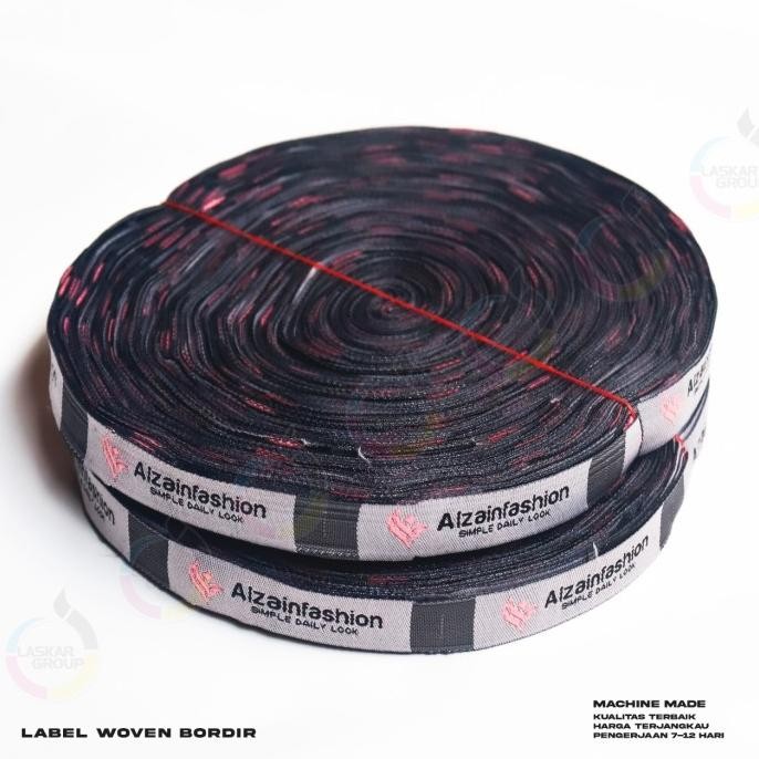 

HOT SALE woven bordir, label nama, label custom premium