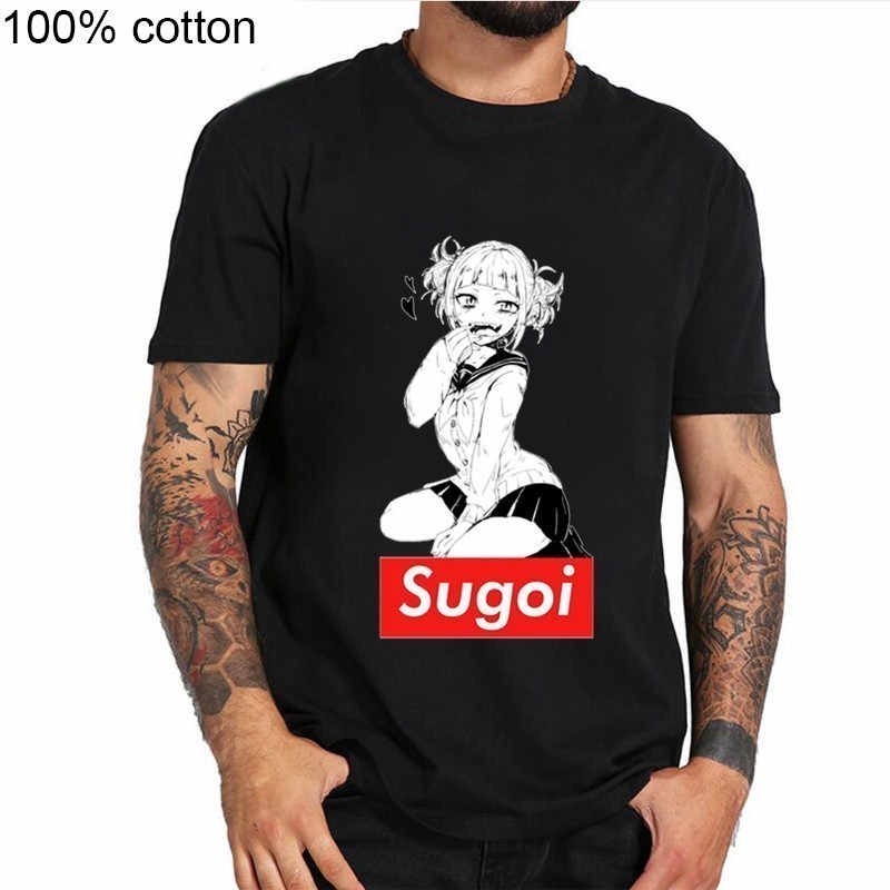 Kaos T Shirt Pria Hentai Cosplay Anime Senpai Sugoi