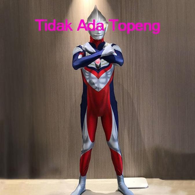 Kostum Anak-anak Dewasa Kostum Pakaian Ultraman Diga Kostum Dewasa Anak-anak Kostum Cosplay Hallowee