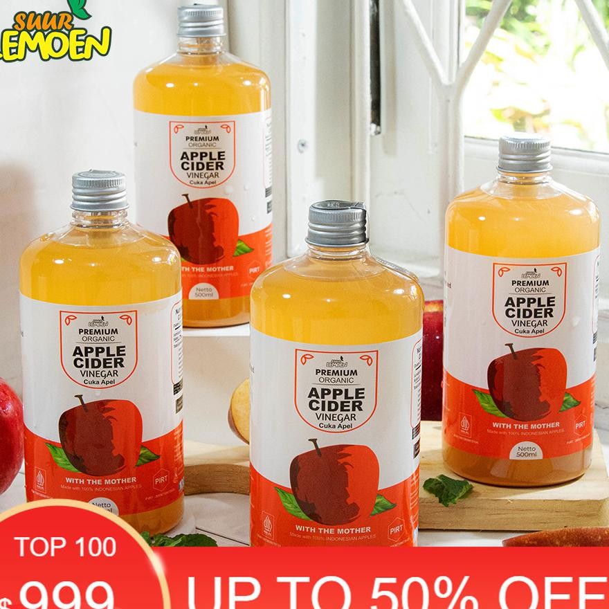 

Uur Lemoen Cua Apel Organic Cider Vinegar Paet Hemat 2 Liter Halal