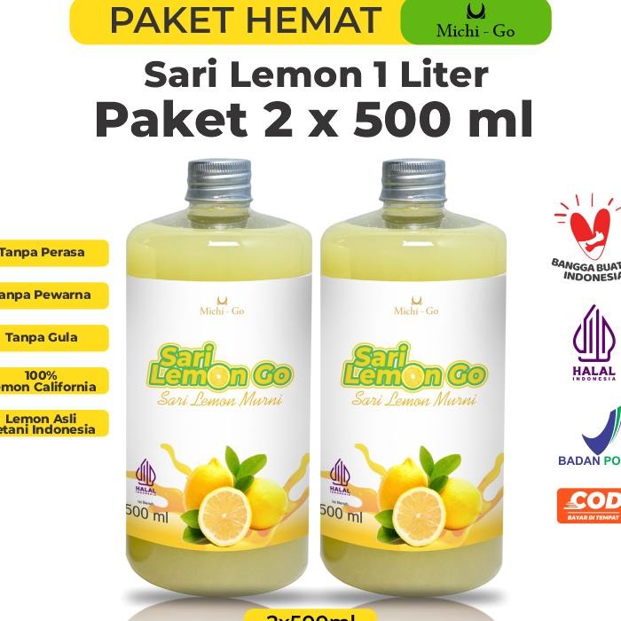 

Cho 1 Liter Ari Lemon Murni Pure Air Lemon Untu Deto Deto Udah Bpom