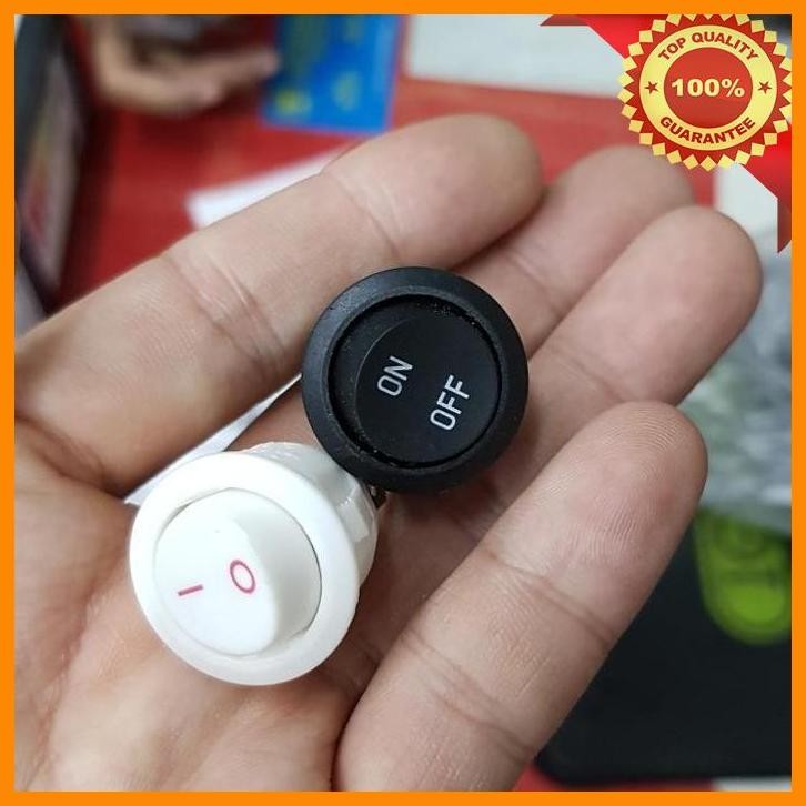 (AMA) SAKLAR BULAT 2 KAKI 2 PIN ON OFF