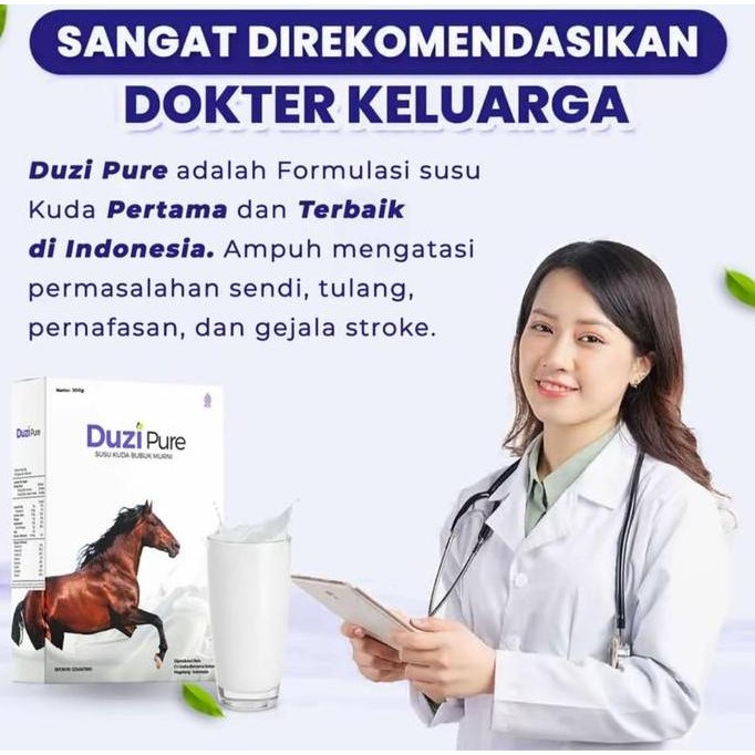 

Terlaris Duzi Pure Susu Kuda Bubuk Dengan Herbal - Paket 4 Box Ready Stok