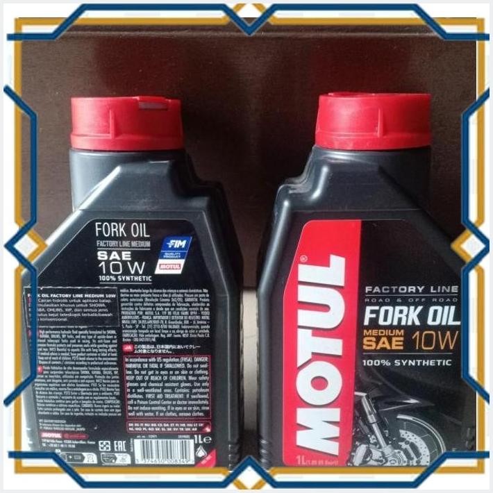 [cli] oli shock depan motul medium sae 10w oli as shock depan motul 10w motor honda yamaha kawasaki 