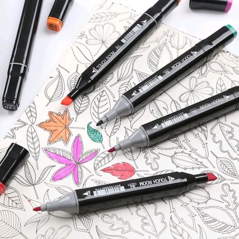 

COD Spidol warna warni 1 set sketch marker 2 tip touch marker / hightune spidol sketsa spidol umum / spidol brush animation markers / touch spidol dual side rine art marker / set multi color spidol uj-53