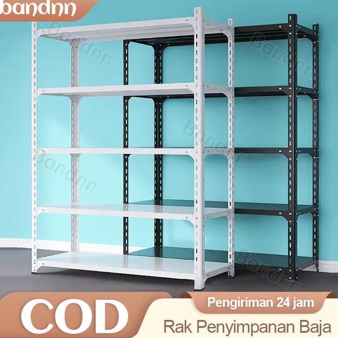 Rak Baja COD UPSEN 4/5/6 Lapisan Organizer Penyimpanan Berat Rak Gudang Stainless Rack Rak Power Rak