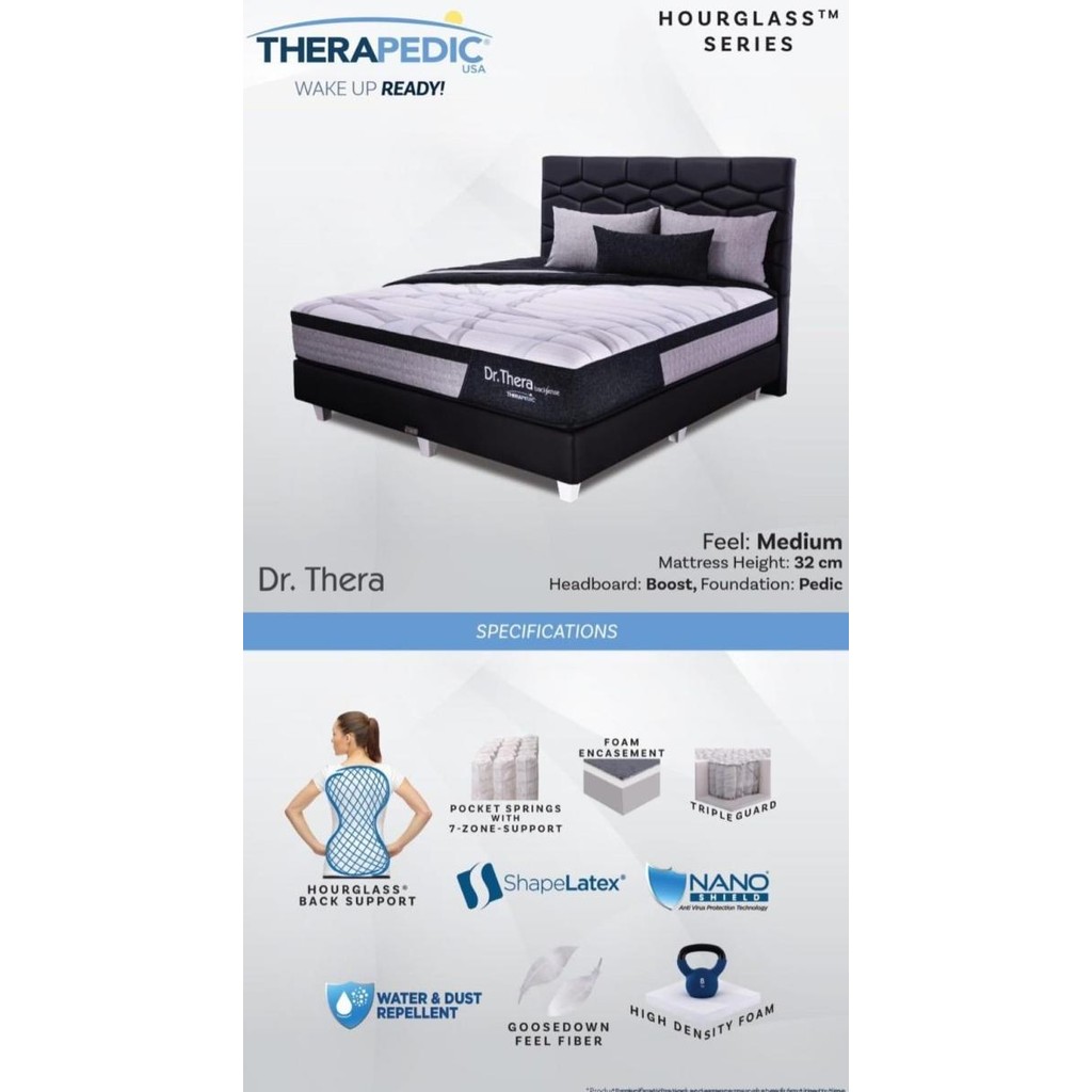 Terlaris Therapedic Dr Thera Matras - Spring Bed Ready Stok