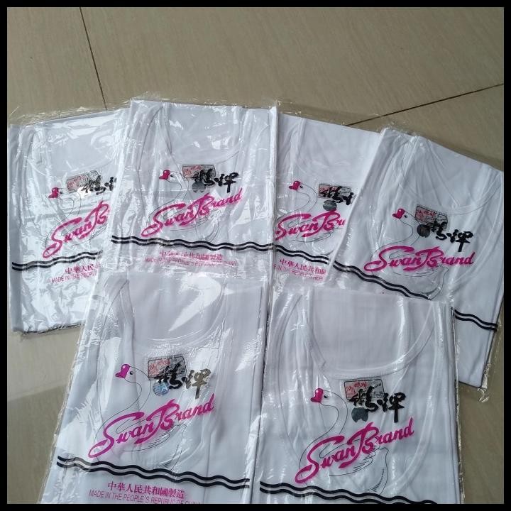 Terlaris Singlet Swan Brand 100%Original/Kaos Dalam Swan Tanpa Lengan Good Quality