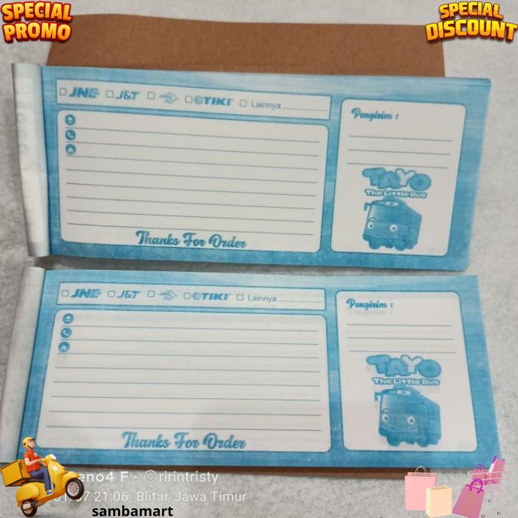 

Label Pengiriman Termurah Grosir/ Nota Pengiriman D Promo 10.10