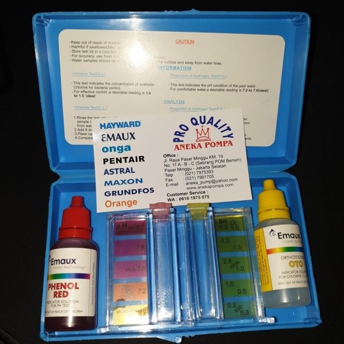 TEST KIT EMAUX 2in1 POOL TEST KIT