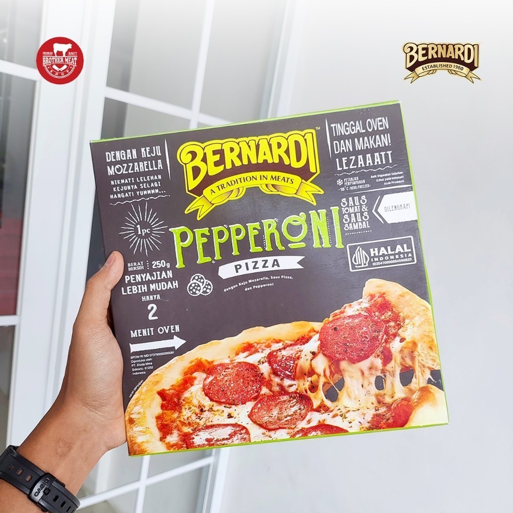 RB BERNARDI Pepperoni Pizza Frozen 260gr - Brothermeatshop