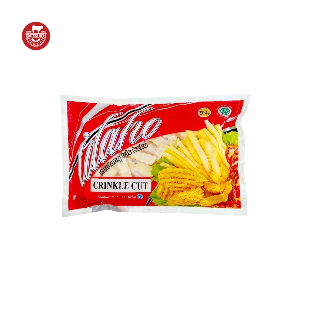 

IDAHO Crinkle Cut French Fries 500gr / Kentang Goreng - Brothermeatshop