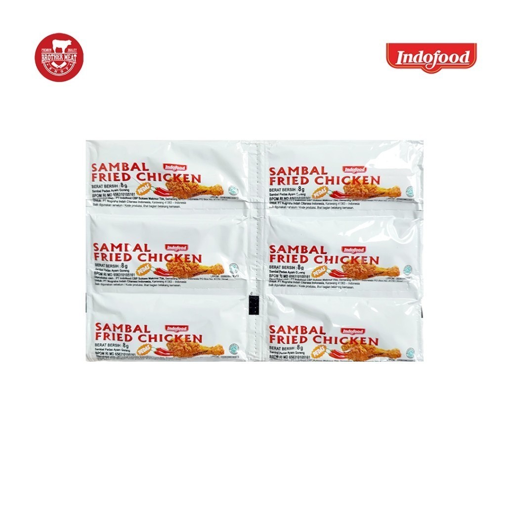 

Indofood Saus Sambal Fried Chicken 24 Sachet - Brothermeatshop