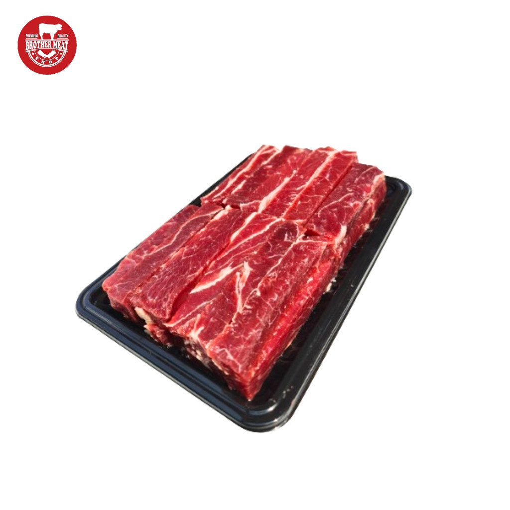 

RB Beef Strips Stir Fry / Daging Sapi Potong Tumis / Teriyaki Low Fat 250gr,= - Brothermeatshop