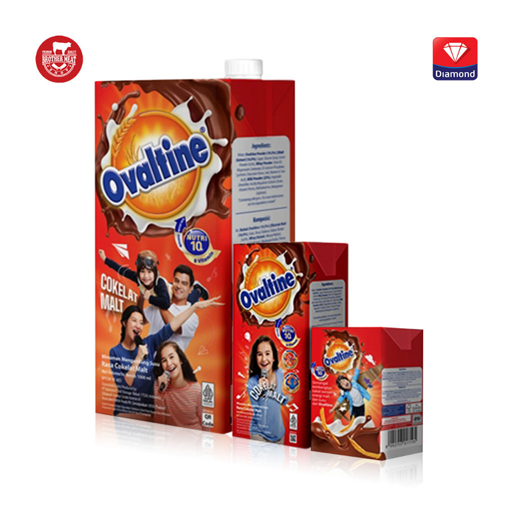 

Ay00! OVALTINE UHT Choco Malt 1 Liter/1000ml, Susu UHT Rasa Cokelat