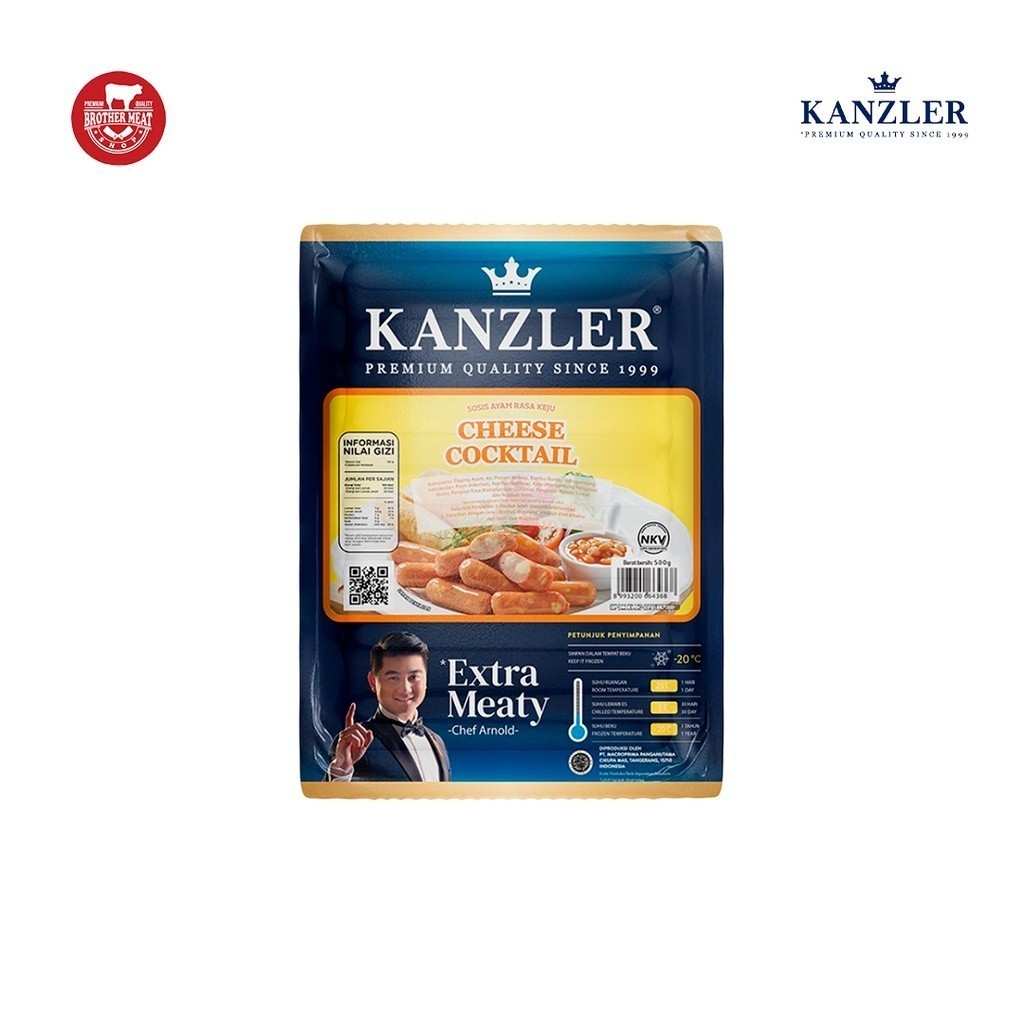 

Kanzler Cheese Cocktail, Sosis Ayam 500gr