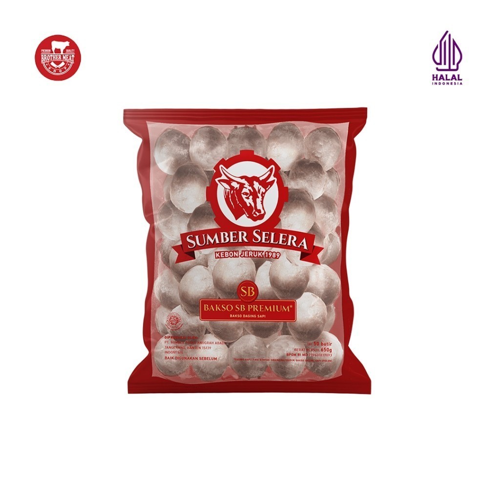 

Bakso Sapi Sumber Selera SB PREMIUM isi 50 - Brothermeatshop