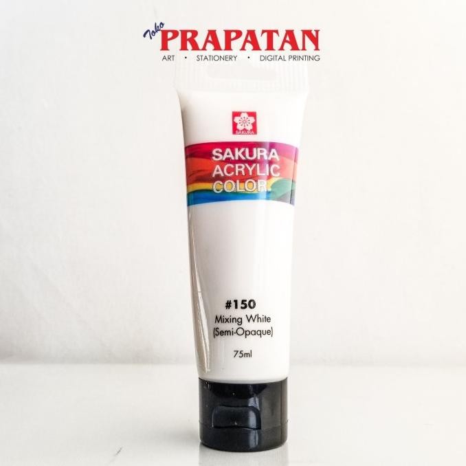 

Sale Sakura Acrylic Mixing White Semi Opaque 75Ml