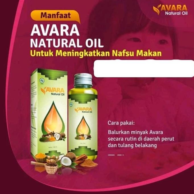 Minyak Avara Natural Oil Dari Varash Khusus Untuk Baby Dan Anak Bpom Halal Obat Batuk Pilek, Demam, 